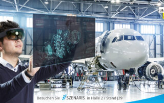 Screenshot XR-Anwendung Reperatur Flugzeug
