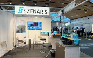 LEARNTEC 2022_ Blick auf den Messestand von SZENARIS