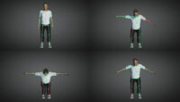 Screenshot Bewegungstraining mit Avatar aus dem Projekt KI-SIGS